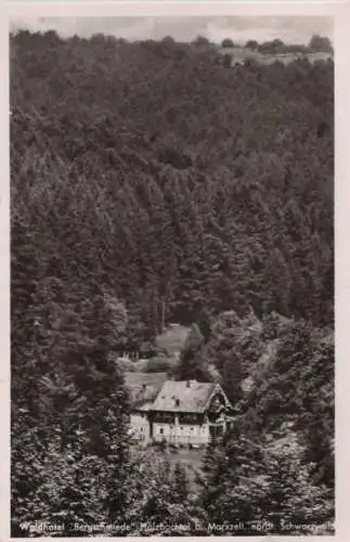 Marxzell - Waldhotel Bergschmiede - 1954