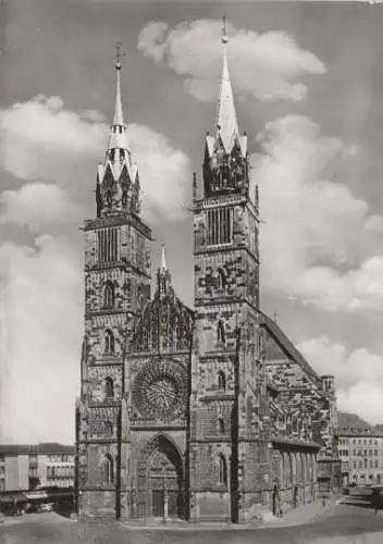 Nürnberg - St. Lorenzkirche - ca. 1955