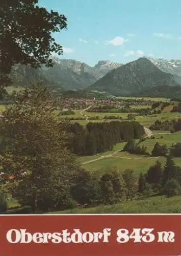 Oberstdorf mit Himmelschrofen - ca. 1985