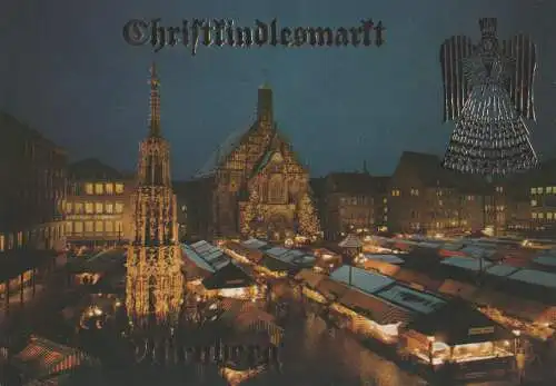 Nürnberg, Mittelfranken - Christkindlesmarkt - ca. 1985