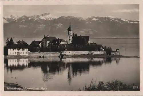 Wasserburg - mit Alpen