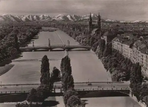 München - Partie an der Iar - 1955