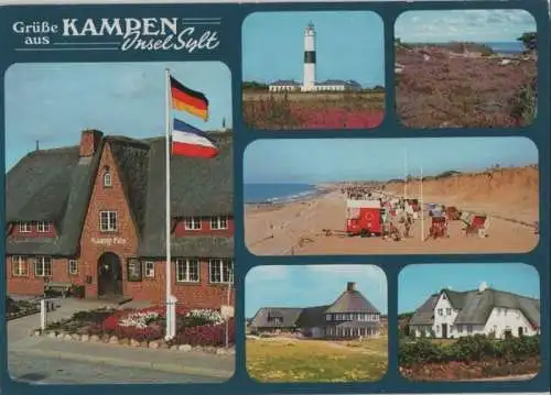 Kampen (Sylt) - 6 Teilbilder - 1988