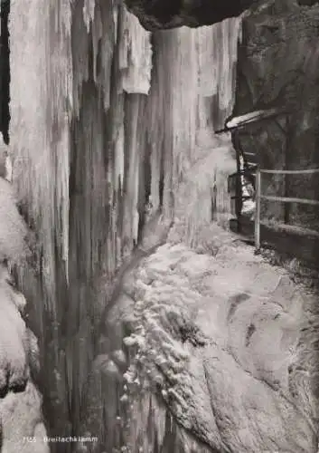 Breitachklamm bei Oberstdorf - ca. 1965