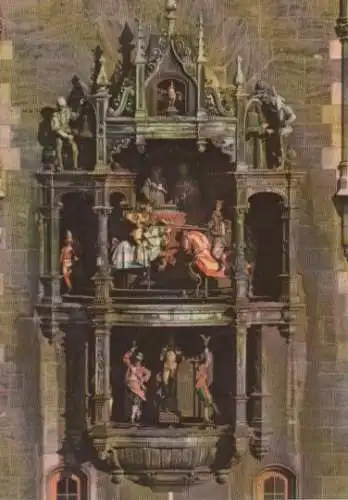 München - Glockenspiel mit Schäfflertanz - 1962