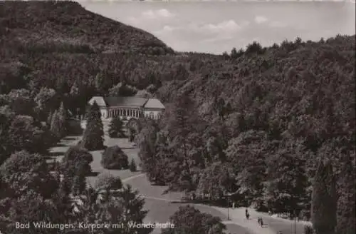 Bad Wildungen - Kurpark mit Wandelhalle - 1964