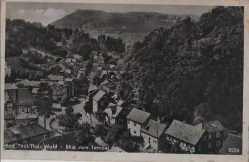 Ruhla-Thal - Blick vom Tempel - 1954