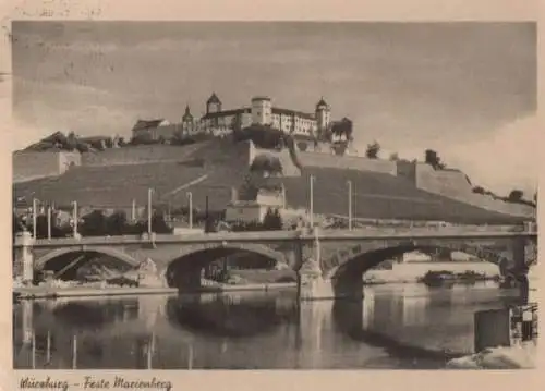 Würzburg - Feste Marienberg - 1956