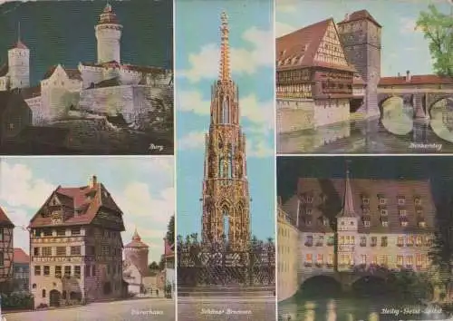 Nürnberg - u.a. Dürerhaus - ca. 1970