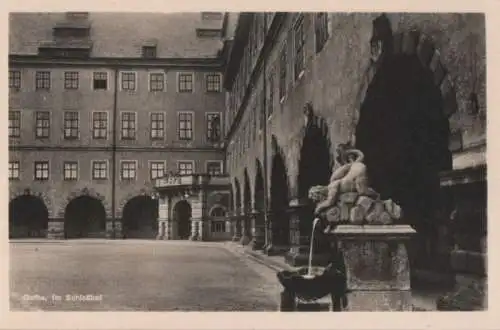 Gotha - Im Schloßhof - ca. 1955