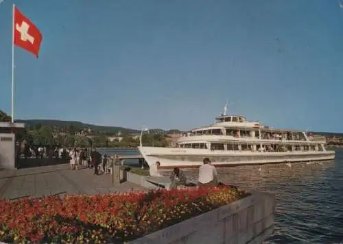 Schweiz - Schweiz - Zürich - Schiffstation Bürkliplatz - 1970