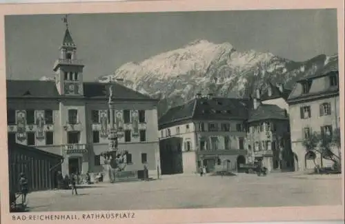 Bad Reichenhall - Rathausplatz - ca. 1955