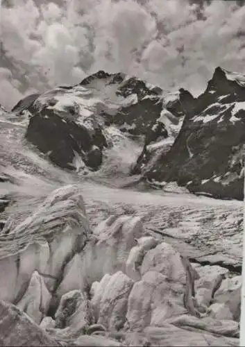 Schweiz - Schweiz - Morteratschgletscher - mit Piz Bernina - ca. 1965