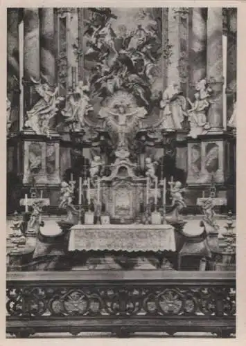 Ottobeuren - Benediktinerabteikirche, Kreuzaltar - ca. 1955