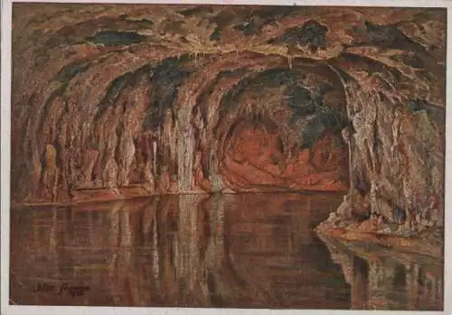 Saalfeld - Feengrotten, Linke Quellgrotte - ca. 1960