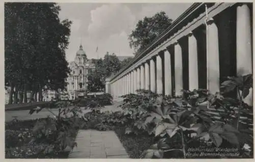 Wiesbaden - An der Brunnenkolonnade - 1938