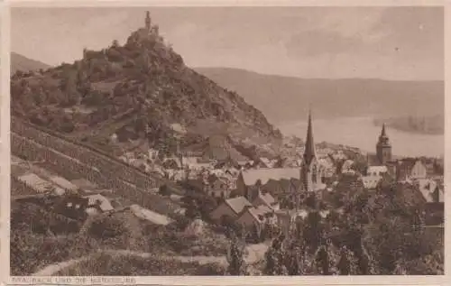 Braubach und die Marksburg - ca. 1955