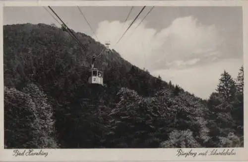 Bad Harzburg - Burgberg mit Schwebebahn - ca. 1955