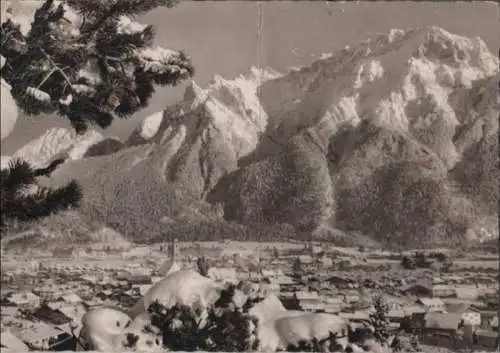 Mittenwald - gegen Karwendelgebirge - 1961