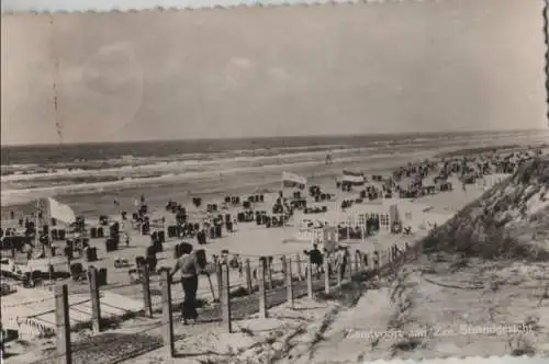 Niederlande - Niederlande - Zandvoort - Strandgezicht - 1958