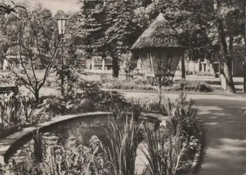 Bad Salzuflen - Goldfischteich vor der Wandelhalle - ca. 1960