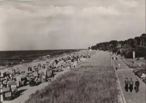 Kühlungsborn - Strand und Strandpromenade - 1973