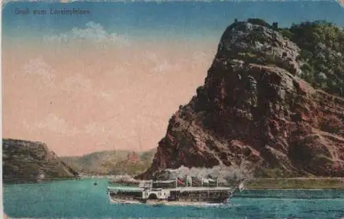 Loreley - Gruß vom Felsen - ca. 1920