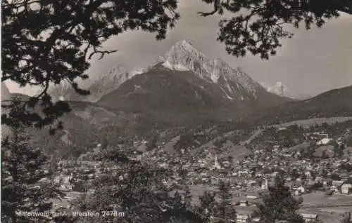 Mittenwald mit Wetterstein - 1960