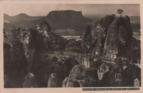 Sächsische Schweiz - Bastei-Brücke - 1927