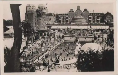 Ungarn - Ungarn - Budapest - Wellenbad - ca. 1950