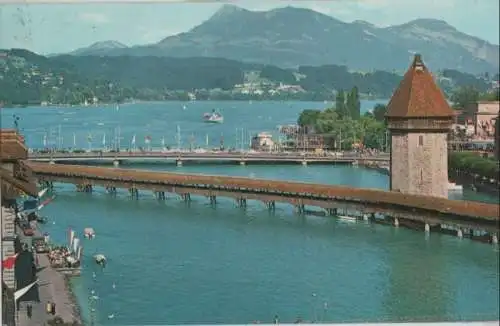 Schweiz - Luzern - Schweiz - Kapellbrücke, Rigi