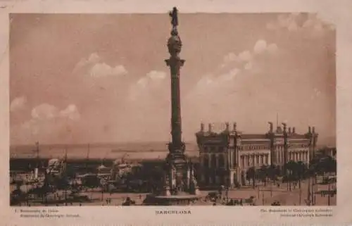 Spanien - Spanien - Barcelona - Monumento de Colon - ca. 1935