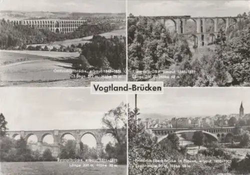 Plauen - Brücken im Vogtland - ca. 1975