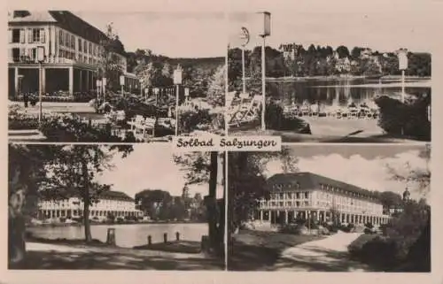 Bad Salzungen - 4 Teilbilder - 1957