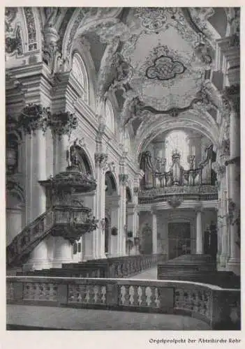 Orgelprospekt der Abteikirche Rohr - ca. 1955