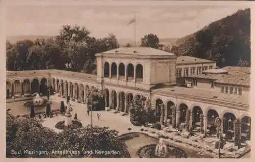 Bad Kissingen - Arkaden und Kurgarten - ca. 1950