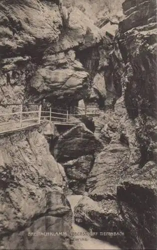 Breitachklamm - Im Zwing - ca. 1935