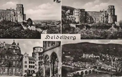 Heidelberg - mit 4 Bildern - 1961