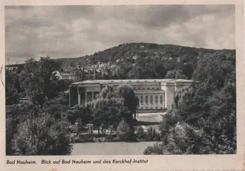 Bad Nauheim - Blick auf Kerckhof-Institut - 1969