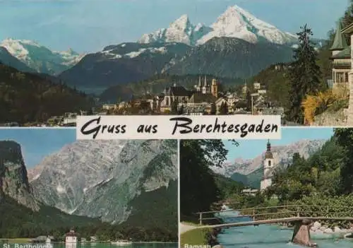 Berchtesgaden - 3 Teilbilder - 1983