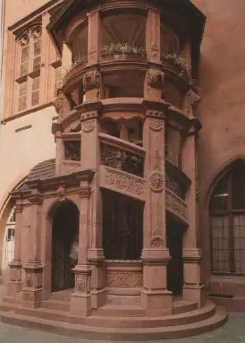 Frankfurt - Wendeltreppe im Römer - ca. 1985