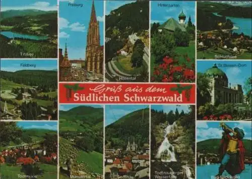 Schwarzwald - südlicher Teil, u.a. Todtnauberger Wasserfälle - 1993