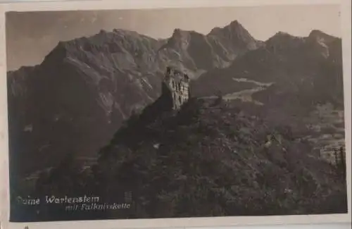 Österreich - Österreich - Wartenstein - Ruine mit Falknisskette - ca. 1950