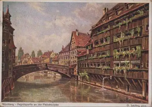 Nürnberg - Pegnitzpartie - 1944