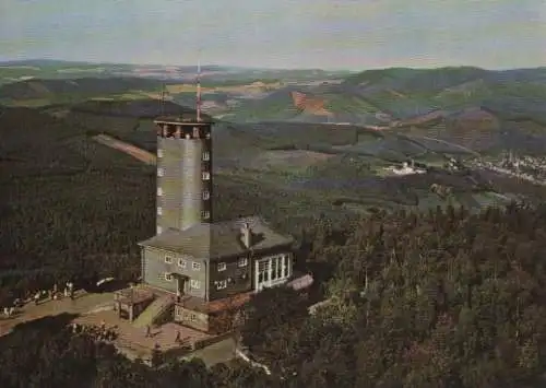 Kirchhundem Aussichtsturm Luftbild - ca. 1965