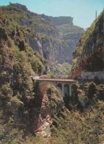 Frankreich - Frankreich - Le Pont de l Abime - Gorges du Loup - ca. 1975