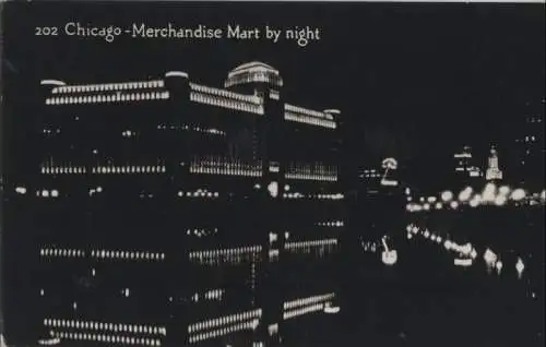 USA - USA - Chicago - Merchandise Mart by night - 1938