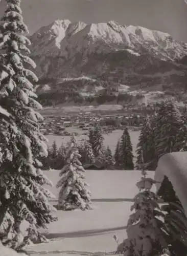 Oberstdorf - mit Rubi- und Nebelhorn - 1954