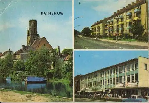 Rathenow - u.a. Leninallee - 1971