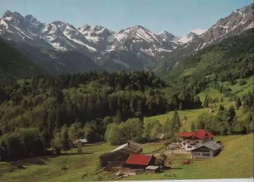 Oberstdorf-Schwand - mit Trettachspitze - ca. 1980